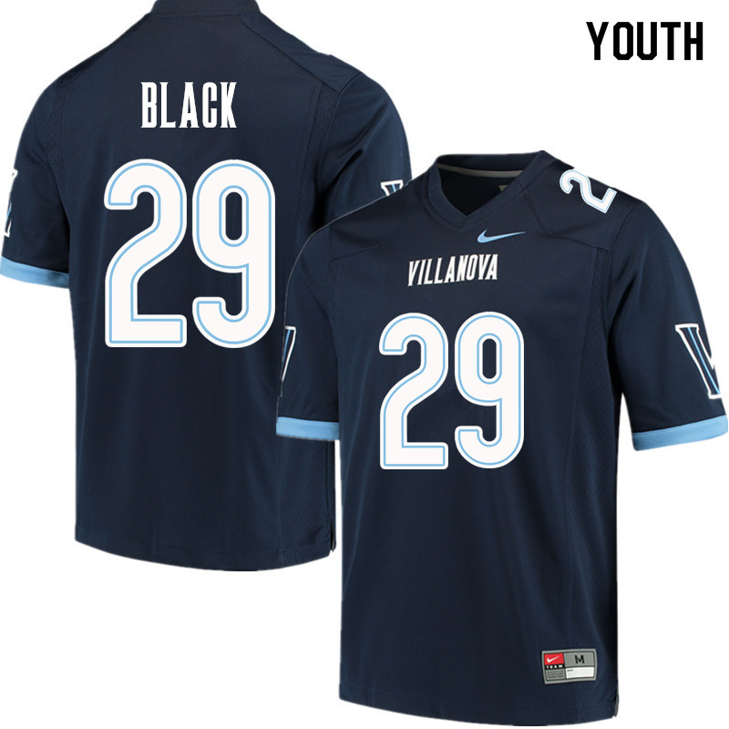 Youth #29 Amin Black Villanova Wildcats College Football Jerseys Sale-Navy
